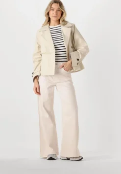 beige tommy jeans jack tjw short trench coat