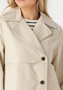 beige tommy jeans jack tjw short trench coat