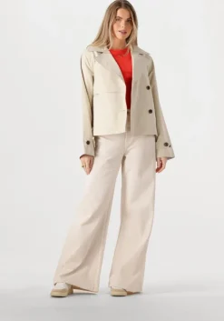 beige tommy jeans jack tjw short trench coat