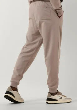 beige tommy jeans joggingbroek tjm reg signature sweatpants