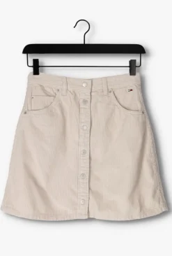 beige tommy jeans minirok skirts