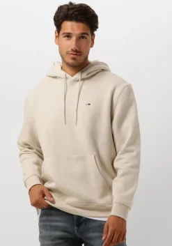 beige tommy jeans truien/vesten tjm reg s flag hoodie