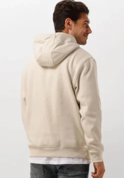 beige tommy jeans truien/vesten tjm reg s flag hoodie