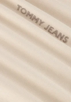 beige tommy jeans t-shirt tjm reg s new classics tee ext