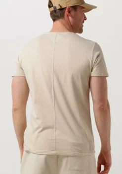 beige tommy jeans t-shirt tjm xslim jaspe c neck