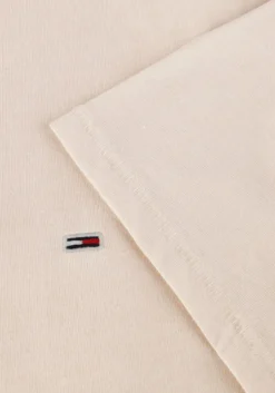 beige tommy jeans t-shirt tjm xslim jaspe c neck