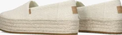beige toms espadrilles valencia lurex