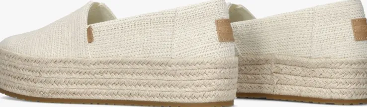 beige toms espadrilles valencia lurex