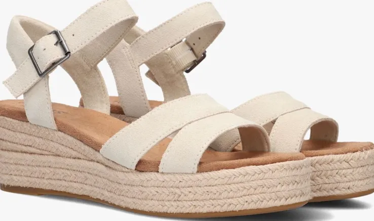 beige toms sandalen audrey