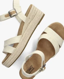 beige toms sandalen audrey