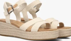 beige toms sandalen audrey