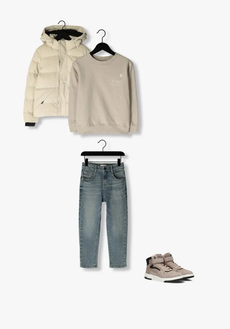 beige ton & ton hoge sneakers carlos