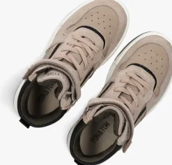 beige ton & ton hoge sneakers carlos