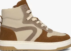 beige ton & ton hoge sneakers bjorne