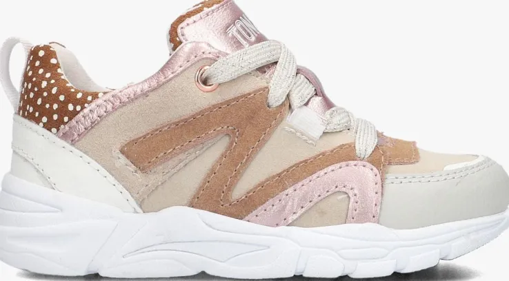 beige ton & ton lage sneakers signy