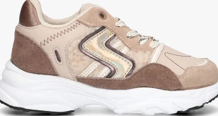 beige ton & ton lage sneakers sanna