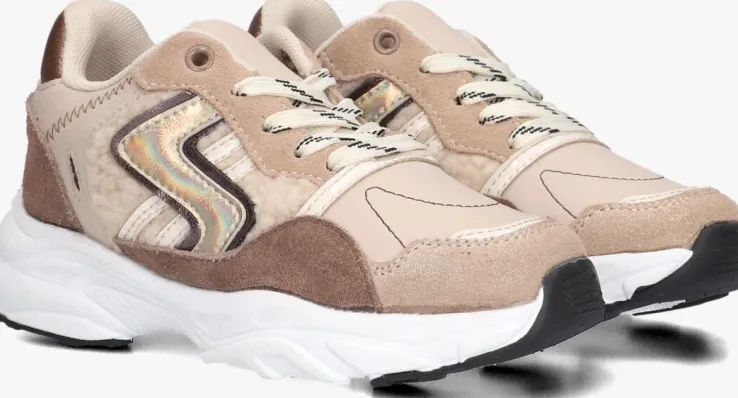 beige ton & ton lage sneakers sanna