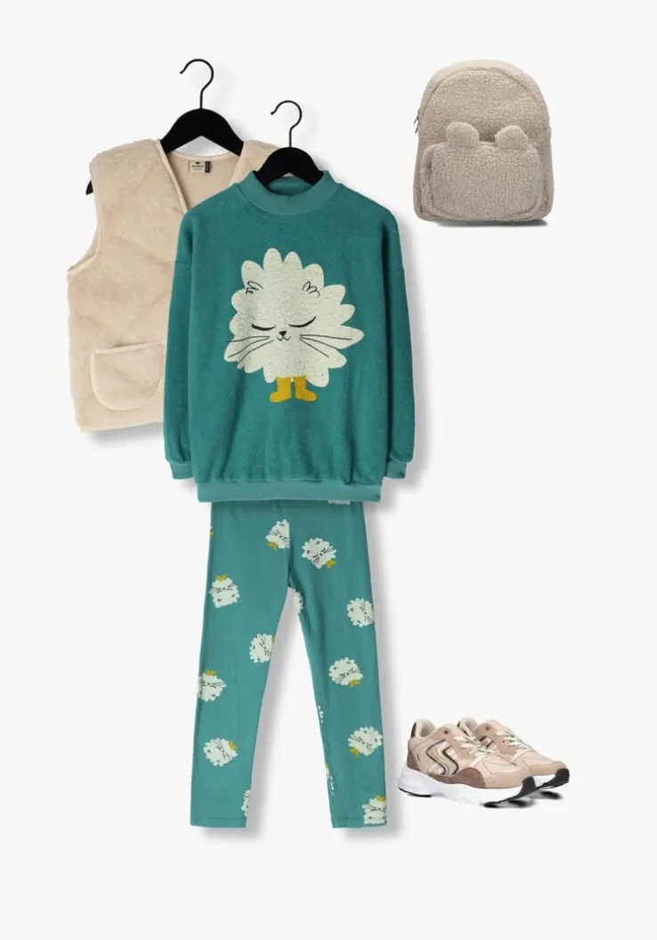 beige ton & ton lage sneakers sanna