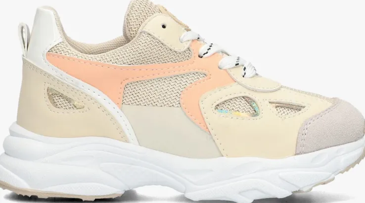 beige ton & ton lage sneakers wera