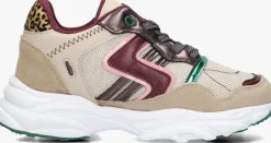 beige ton & ton lage sneakers sanna