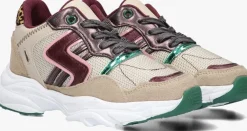 beige ton & ton lage sneakers sanna