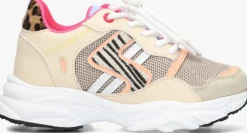 beige ton & ton lage sneakers sanna