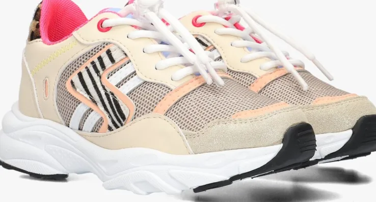 beige ton & ton lage sneakers sanna