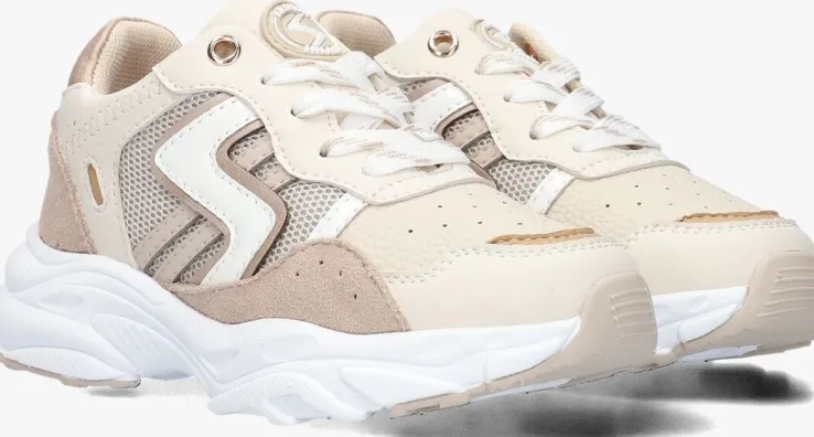 beige ton & ton lage sneakers sanna