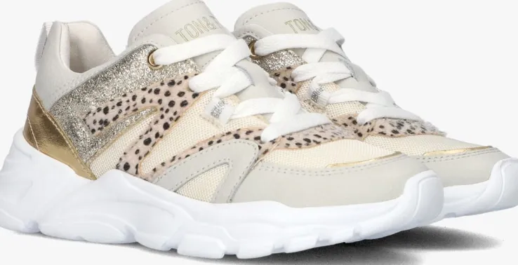 beige ton & ton lage sneakers signy