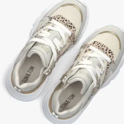 beige ton & ton lage sneakers signy