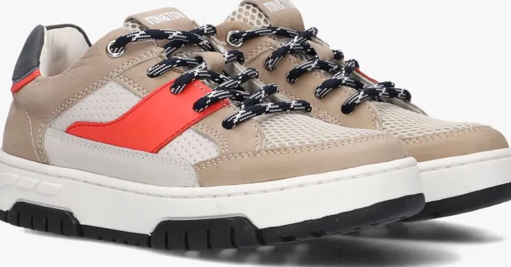 beige ton & ton lage sneakers erjon 1