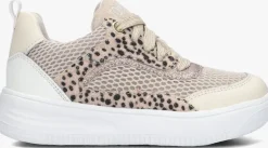 beige ton & ton lage sneakers stine