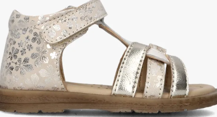 beige ton & ton platte sandalen ylva