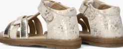 beige ton & ton platte sandalen ylva