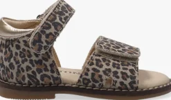 beige ton & ton platte sandalen e1855-212