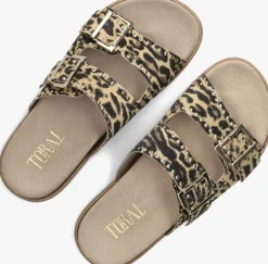 beige toral slippers selma