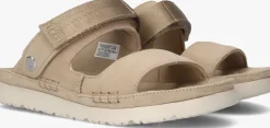 beige ugg platte sandalen k goldenstar glide