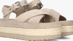 beige ugg sandalen aubrey ankle