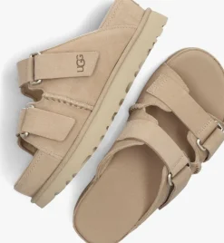 beige ugg slippers w goldenstar hi slide