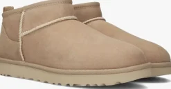 beige ugg vachtlaarzen w classic ultra mini