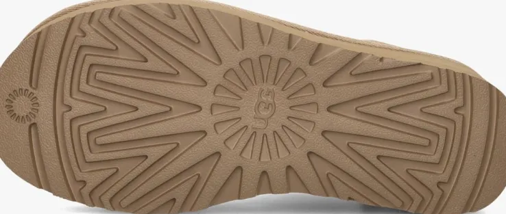 beige ugg vachtlaarzen w classic ultra mini platform