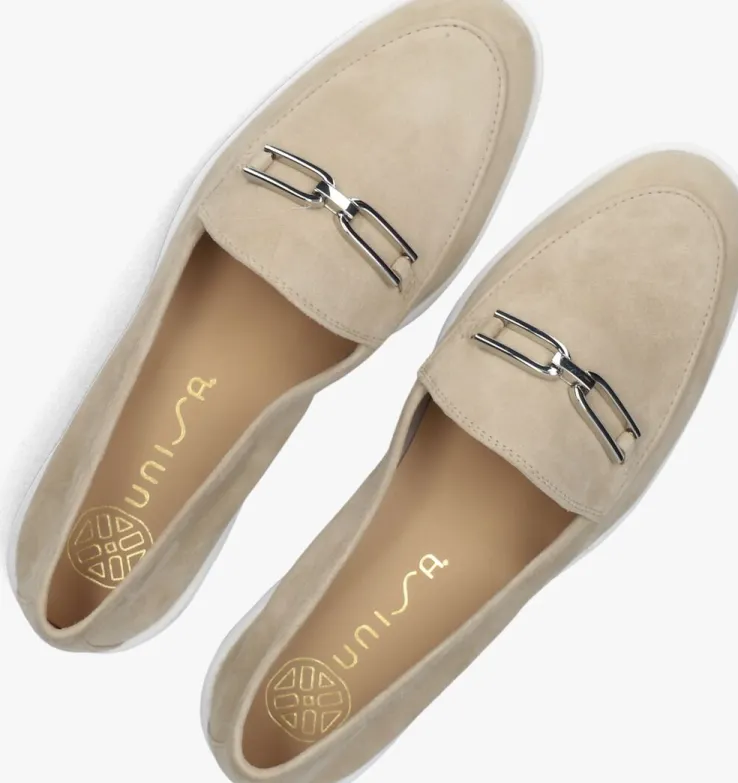 beige unisa loafers famo