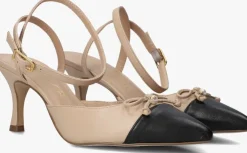 beige unisa sandalen met hak larua