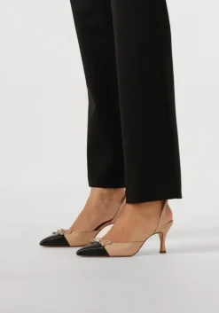 beige unisa sandalen met hak larua