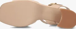 beige unisa sandalen met hak ney