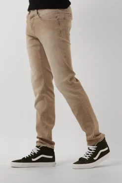 beige vanguard slim fit jeans v850 rider colored five pocket