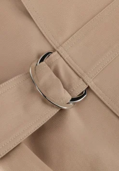 beige vanilia blazer wrap twill pocket