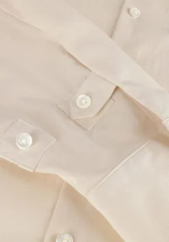 beige vanilia blouses boxy adjustable fit