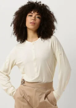 beige vanilia top soft jersey henley