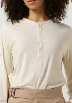 beige vanilia top soft jersey henley